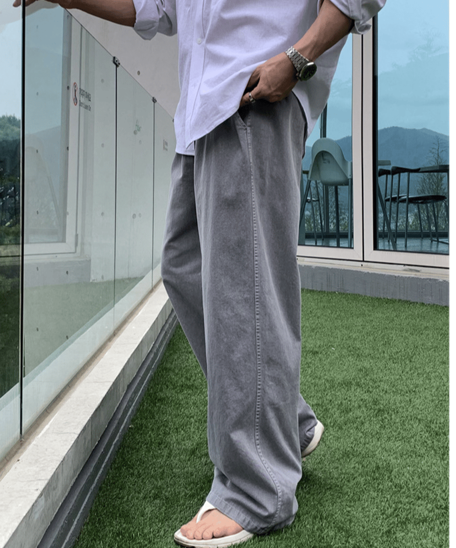 wide leg relaxed trousers　NL2152